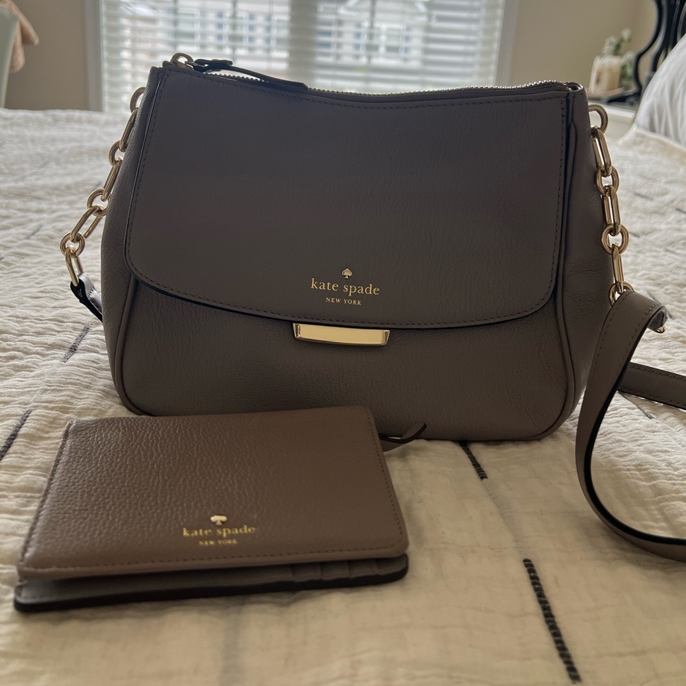 Kate spade crossbody purse and matching wallet